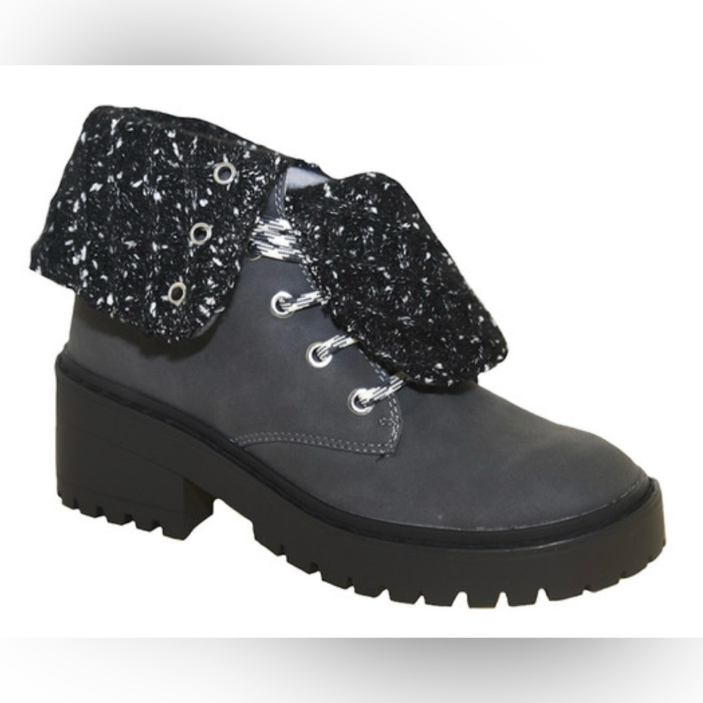 Skechers Women's Teen Spirit Knit Buzz Ankle Boots